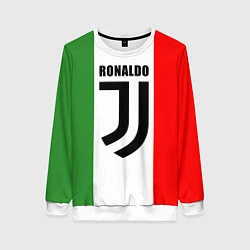 Свитшот женский Ronaldo Juve Italy, цвет: 3D-белый