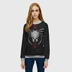 Свитшот женский Predator Spider, цвет: 3D-меланж — фото 2