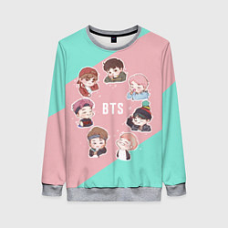 Свитшот женский BTS Boys, цвет: 3D-меланж