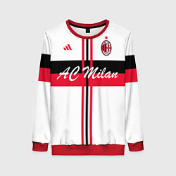 Свитшот женский AC Milan: White Form, цвет: 3D-красный