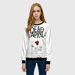 Свитшот женский Dead by April, цвет: 3D-черный — фото 2