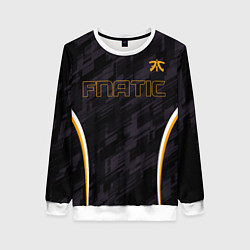 Свитшот женский Cs:go - Fnatic The Form 2022, цвет: 3D-белый