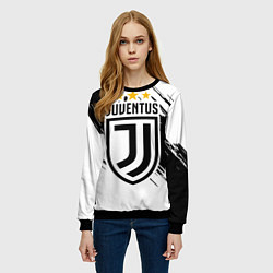 Свитшот женский Juventus: 3 Stars, цвет: 3D-черный — фото 2