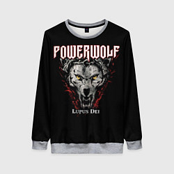 Свитшот женский Powerwolf: Lupus Dei, цвет: 3D-меланж