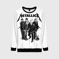 Свитшот женский Metallica, цвет: 3D-черный