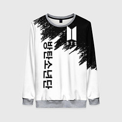 Женский свитшот BTS: White & Black