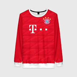 Свитшот женский FC Bayern: Home 19-20, цвет: 3D-белый