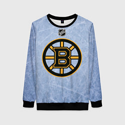 Свитшот женский Boston Bruins: Hot Ice, цвет: 3D-черный
