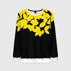 Женский свитшот Желтые Листья - Минимализм