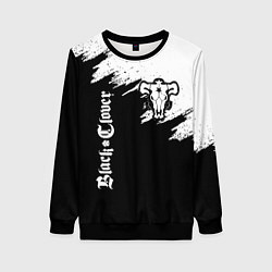 Женский свитшот ЧЁРНЫЙ КЛЕВЕР