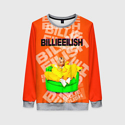 Женский свитшот Billie Eilish: Orange Mood