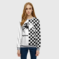 Свитшот женский Король и Шут, цвет: 3D-меланж — фото 2