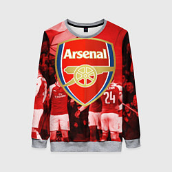 Свитшот женский Arsenal, цвет: 3D-меланж