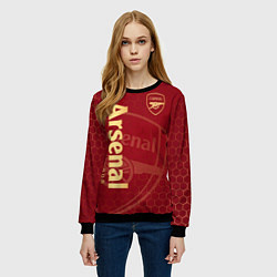 Свитшот женский Арсенал, цвет: 3D-черный — фото 2