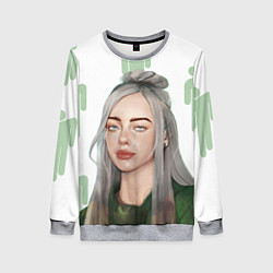 Свитшот женский Billie Eilish, цвет: 3D-меланж