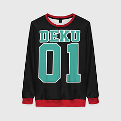 Свитшот женский Моя геройская академия, цвет: 3D-красный