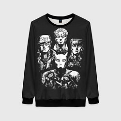 Свитшот женский JoJo Bizarre Adventure, цвет: 3D-черный