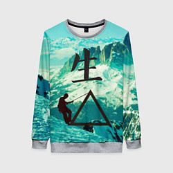 Женский свитшот Горы