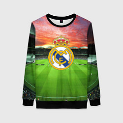 Свитшот женский FC Real Madrid, цвет: 3D-черный
