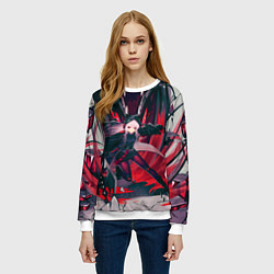 Свитшот женский Arknights art, цвет: 3D-белый — фото 2