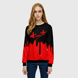 Свитшот женский АлисА, цвет: 3D-черный — фото 2