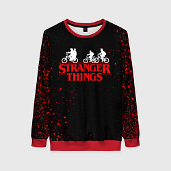 Свитшот женский STRANGER THINGS, цвет: 3D-красный