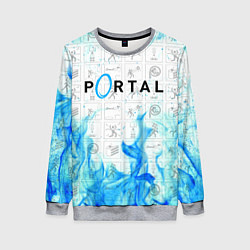 Свитшот женский PORTAL, цвет: 3D-меланж