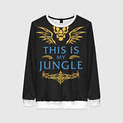 Свитшот женский This is my Jungle, цвет: 3D-белый