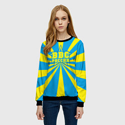 Свитшот женский ВВС России, цвет: 3D-черный — фото 2