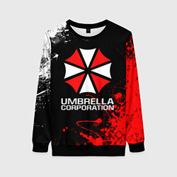 Свитшот женский UMBRELLA CORPORATION, цвет: 3D-черный