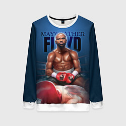 Свитшот женский Mayweather, цвет: 3D-белый