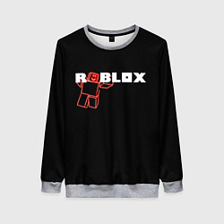 Свитшот женский Роблокс Roblox, цвет: 3D-меланж