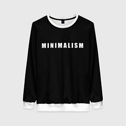 Свитшот женский Minimalism, цвет: 3D-белый