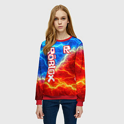 Свитшот женский ROBLOX, цвет: 3D-красный — фото 2