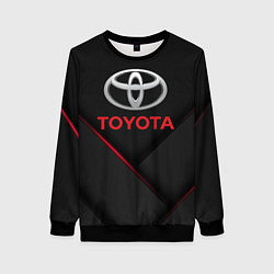 Свитшот женский TOYOTA, цвет: 3D-черный
