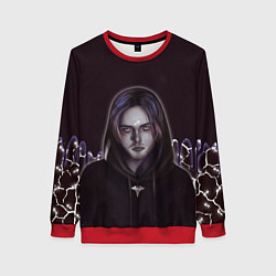 Свитшот женский Pyrokinesis, цвет: 3D-красный