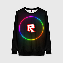 Свитшот женский Roblox, цвет: 3D-черный
