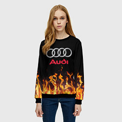 Свитшот женский AUDI, цвет: 3D-черный — фото 2