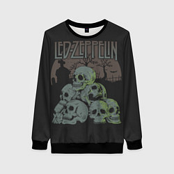 Свитшот женский Led Zeppelin, цвет: 3D-черный