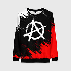 Свитшот женский АНАРХИЯ, цвет: 3D-черный