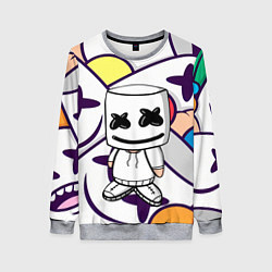 Свитшот женский MARSHMELLO, цвет: 3D-меланж