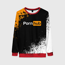 Свитшот женский PORNHUB, цвет: 3D-красный
