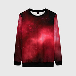 Свитшот женский Космос, цвет: 3D-черный
