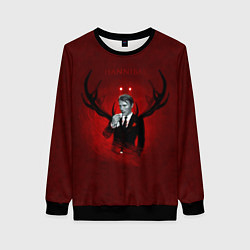 Свитшот женский Hannibal, цвет: 3D-черный