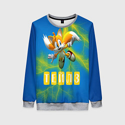 Свитшот женский Sonic - Майлз Тейлз, цвет: 3D-меланж