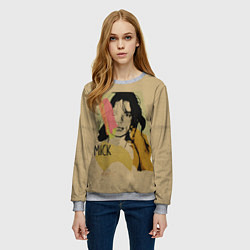 Свитшот женский MICK JAGGER, цвет: 3D-меланж — фото 2