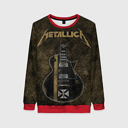 Свитшот женский Metallica, цвет: 3D-красный