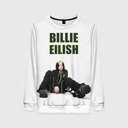 Свитшот женский Billie Eilish, цвет: 3D-белый