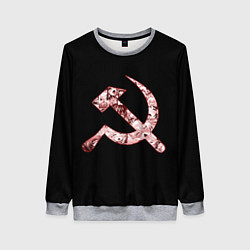 Свитшот женский Anime USSR, цвет: 3D-меланж