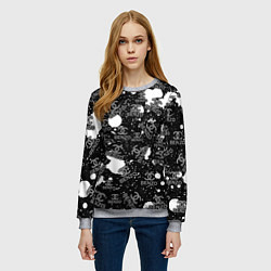 Свитшот женский Benzo Gang - Big Baby Tape, цвет: 3D-меланж — фото 2